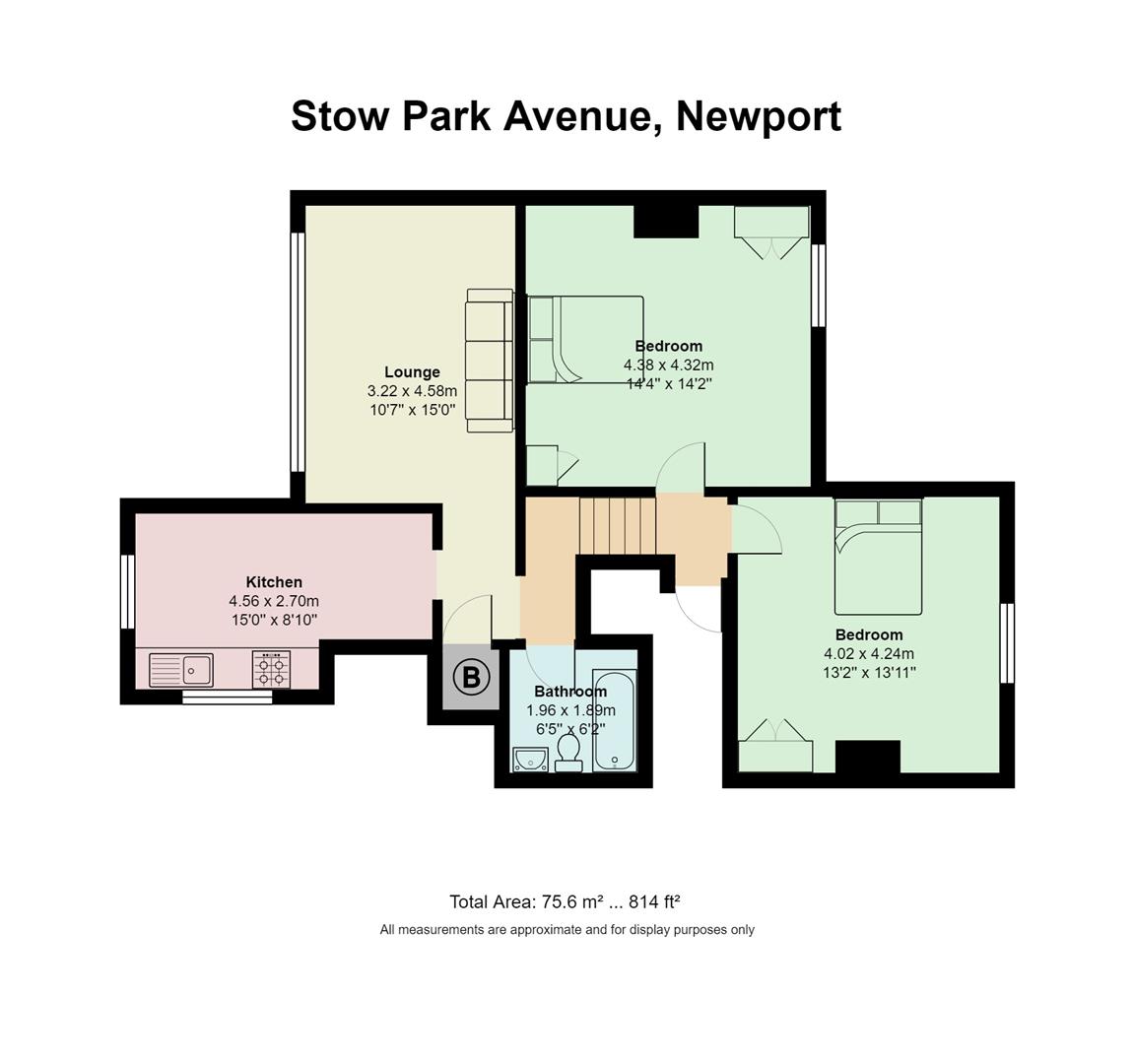 Floorplan for Stow Park Avenue, Newport